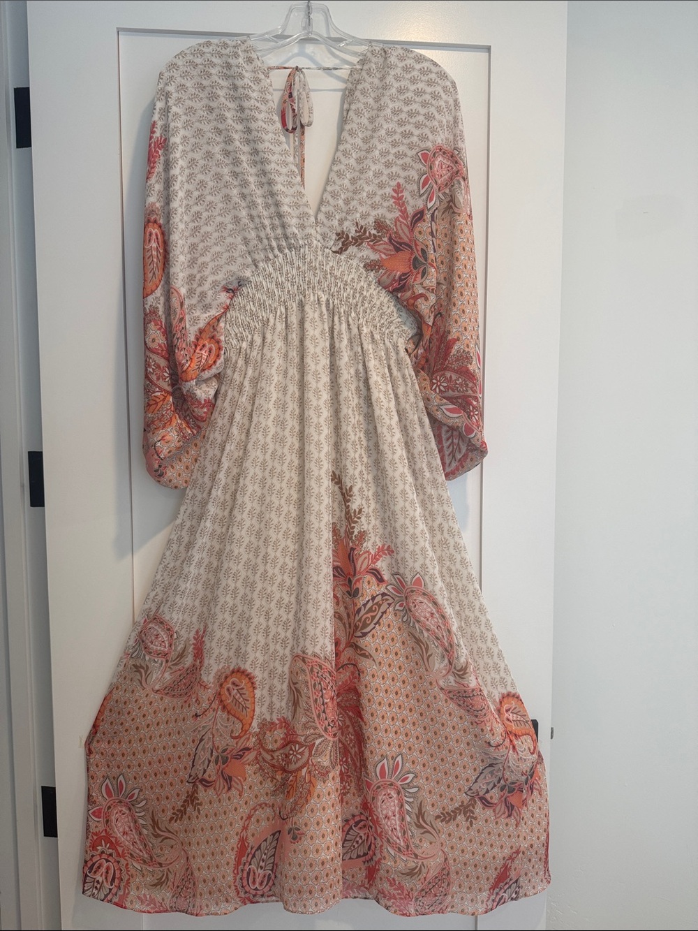 NWT MISA flowy boho maxi dress